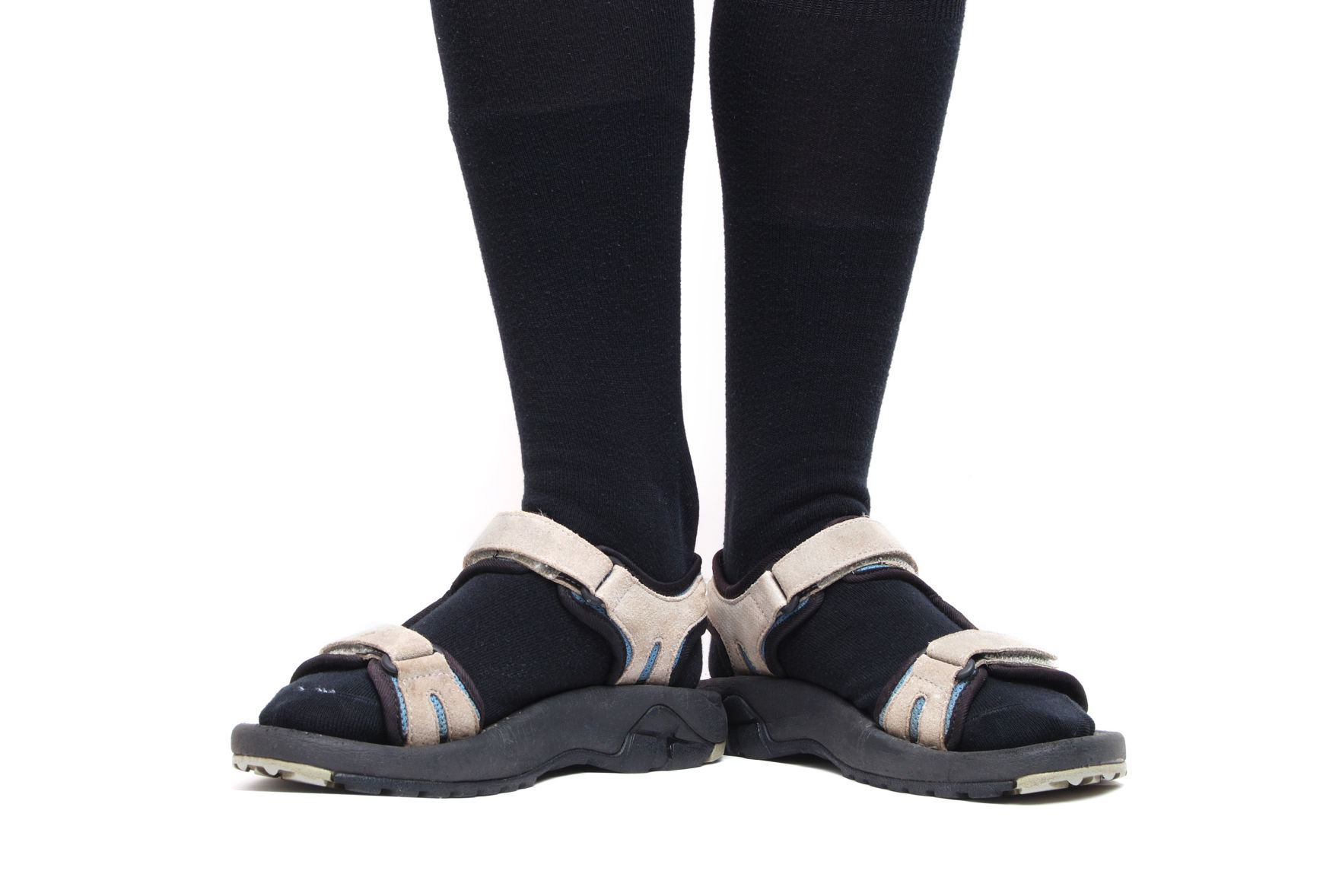 Socks with sandals